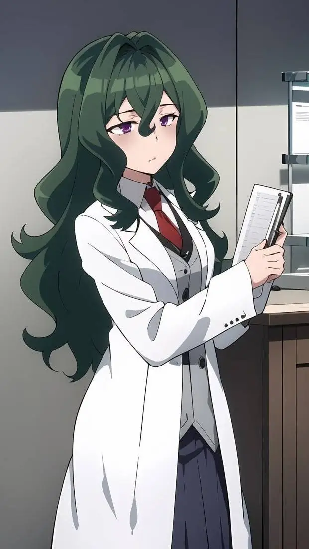 ai character: cientifica sara background