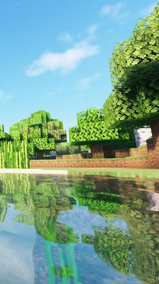 ai character: MINECRAFT World background