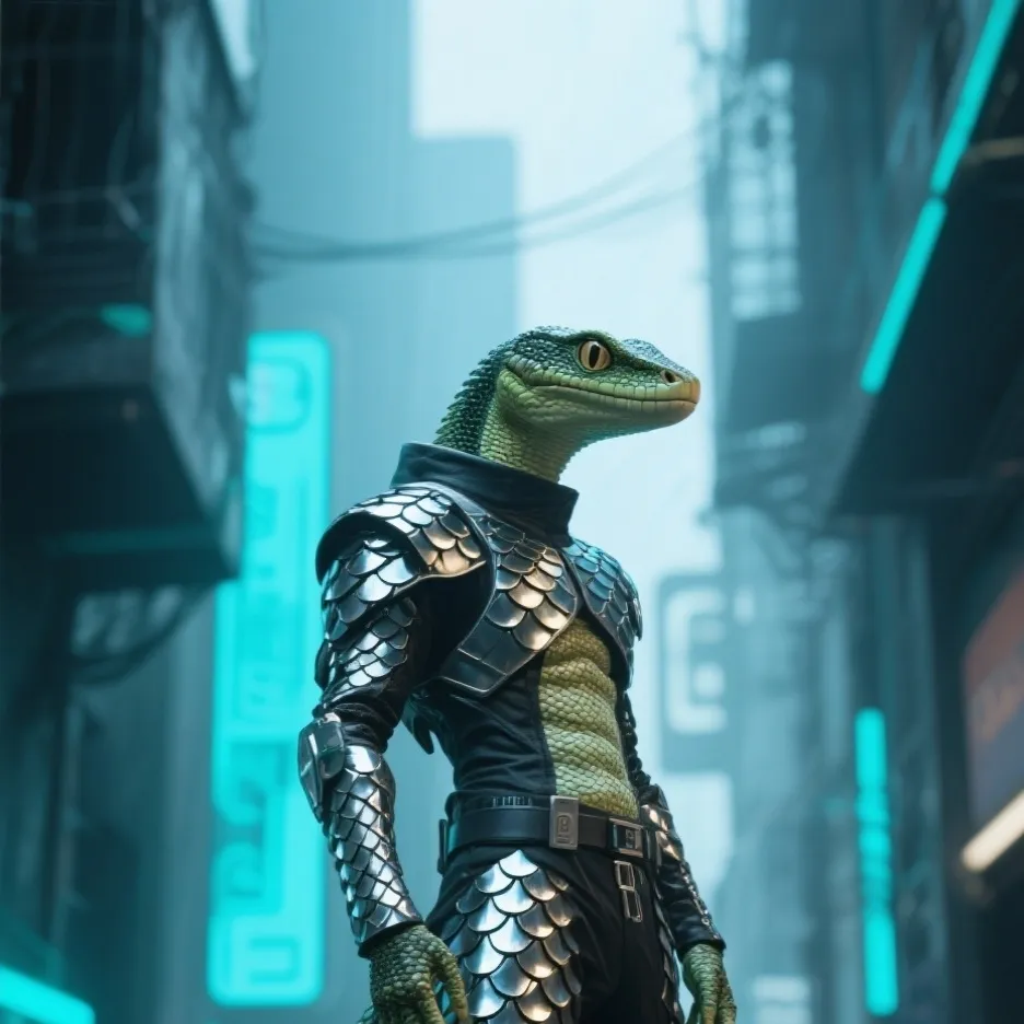 chat with ai character: Lizard invaders