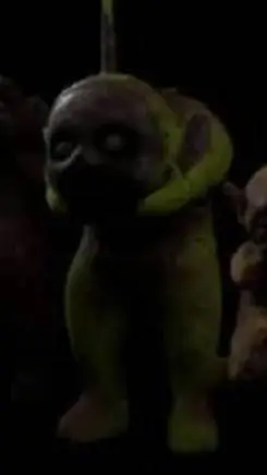 ai character: slendytubbies  background