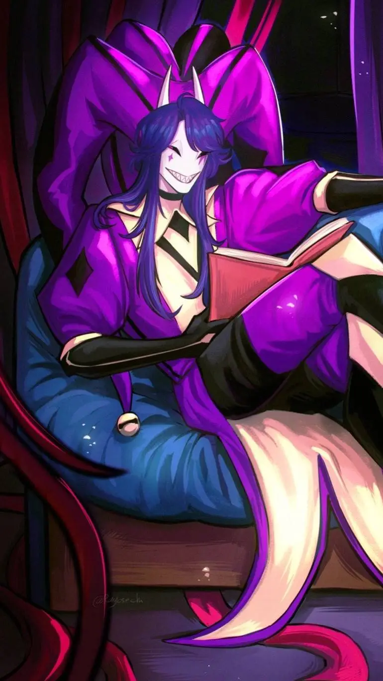 ai character: ♣️《~JesteR~》🔮 background