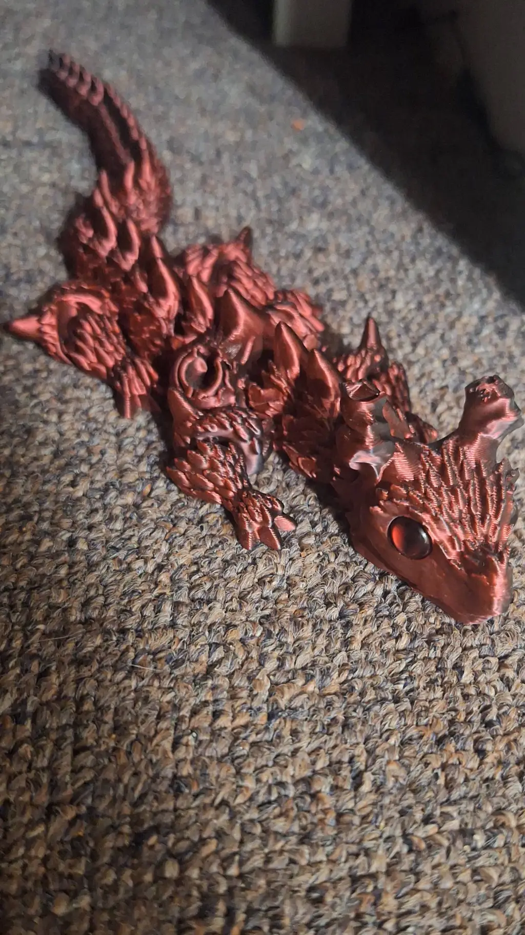 ai character: helpless dragon  background