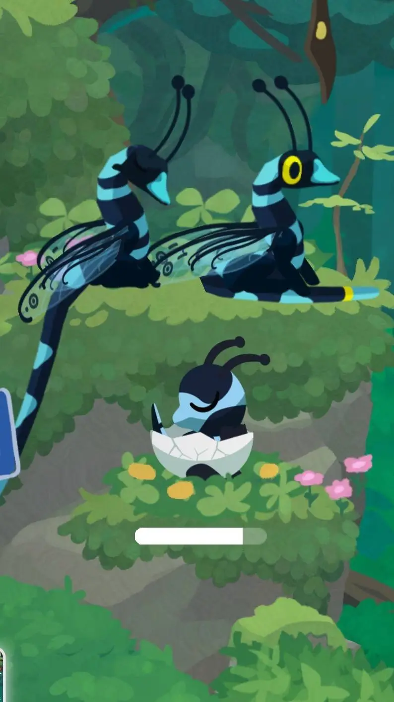 ai character: dragon fly famliy background