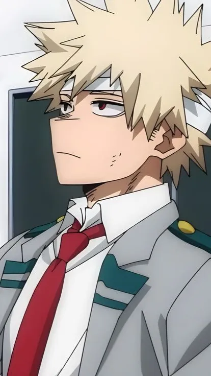 ai character: Katsuki Bakugo シ background