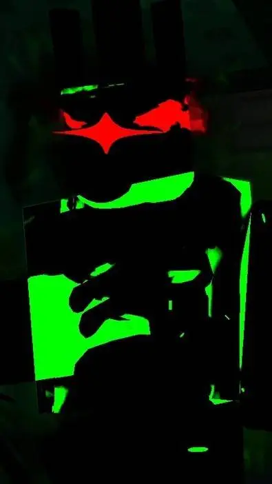 ai character: 1x1x1x background