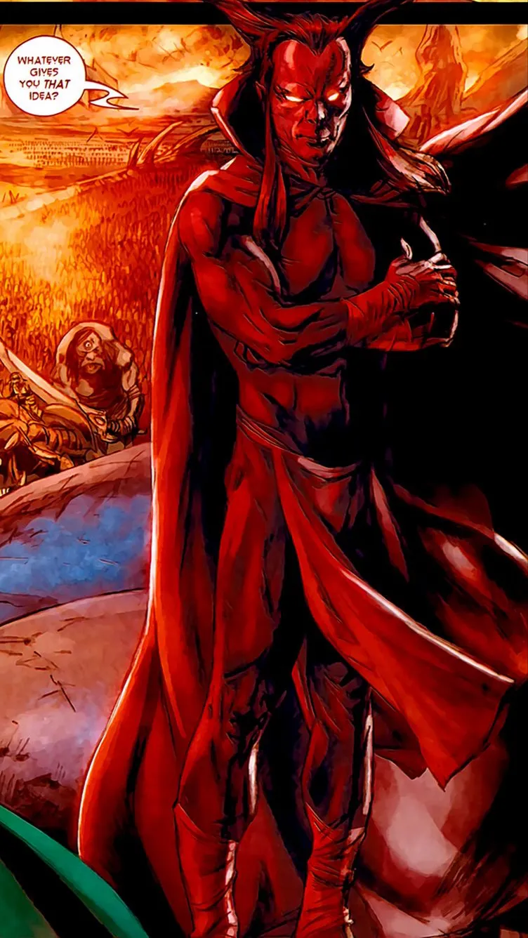 ai character: Mephisto  background