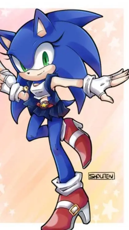 ai character: sonica background