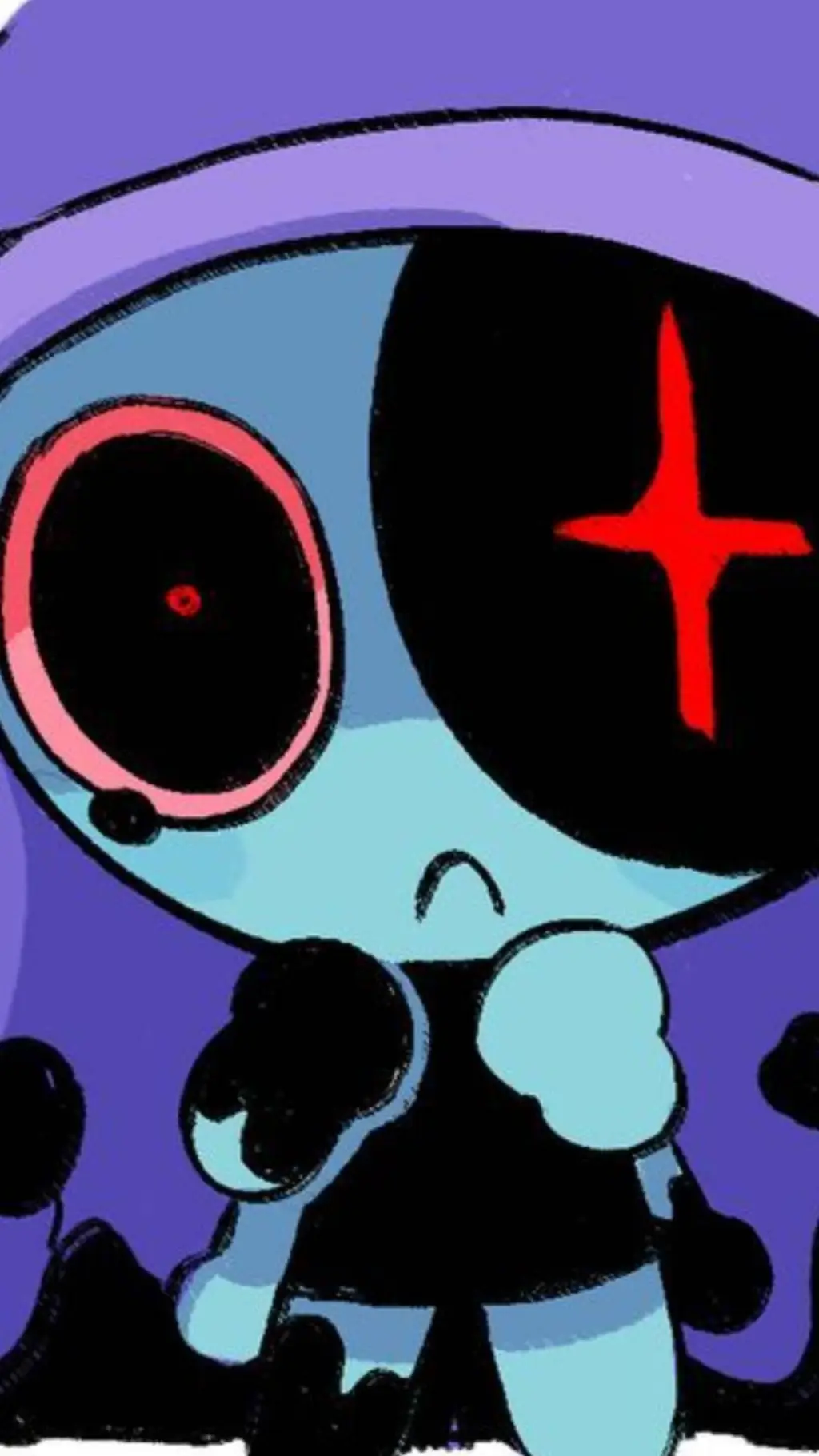 ai character: girl sleepover background