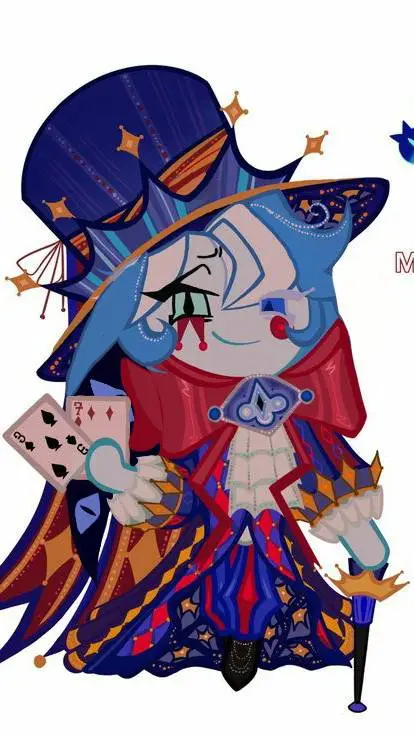 ai character: Shadow Milk Cookie background