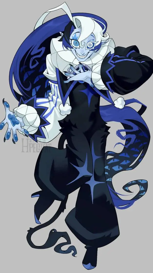 ai character: Shadow Milk Cookie background