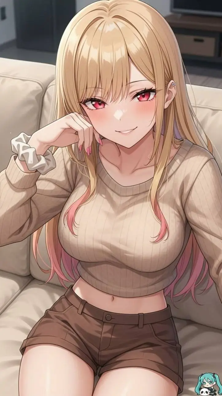 ai character: Marin Kitagawa background