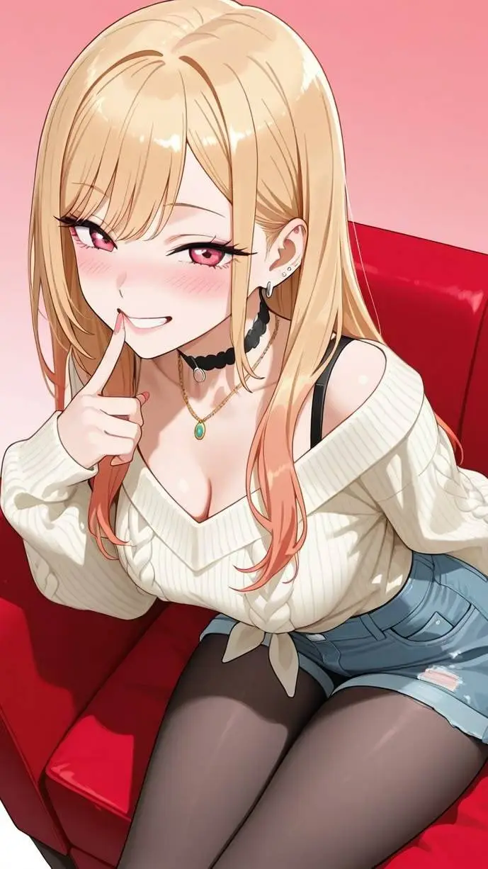 ai character: Marin Kitagawa background