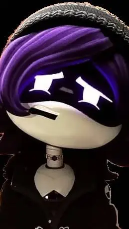 ai character: Uzi *again💀* background