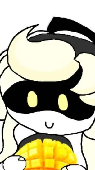 ai character: cyns mango background