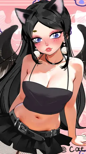 ai character: Neko background