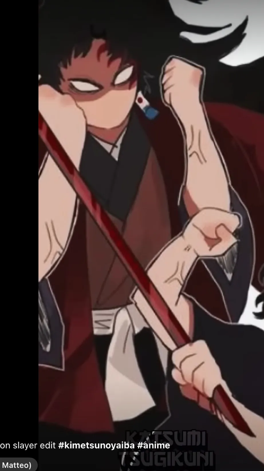 ai character: Yoriichi  background