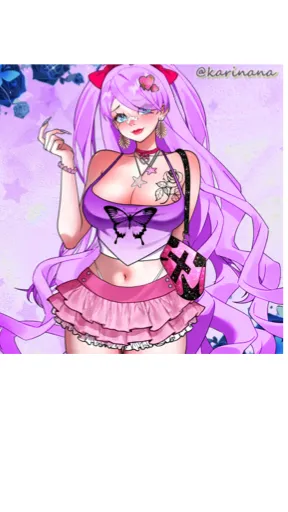ai character: Kny glow up  background
