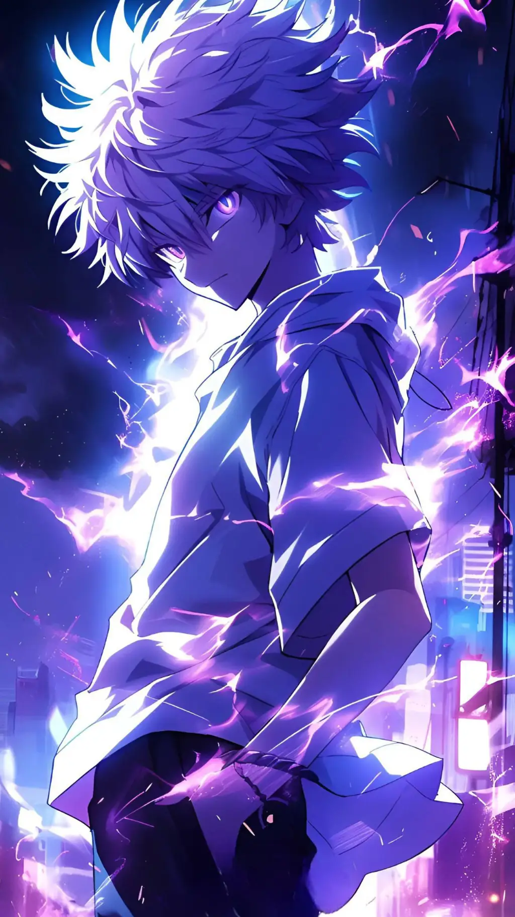 ai character: Bully killua background