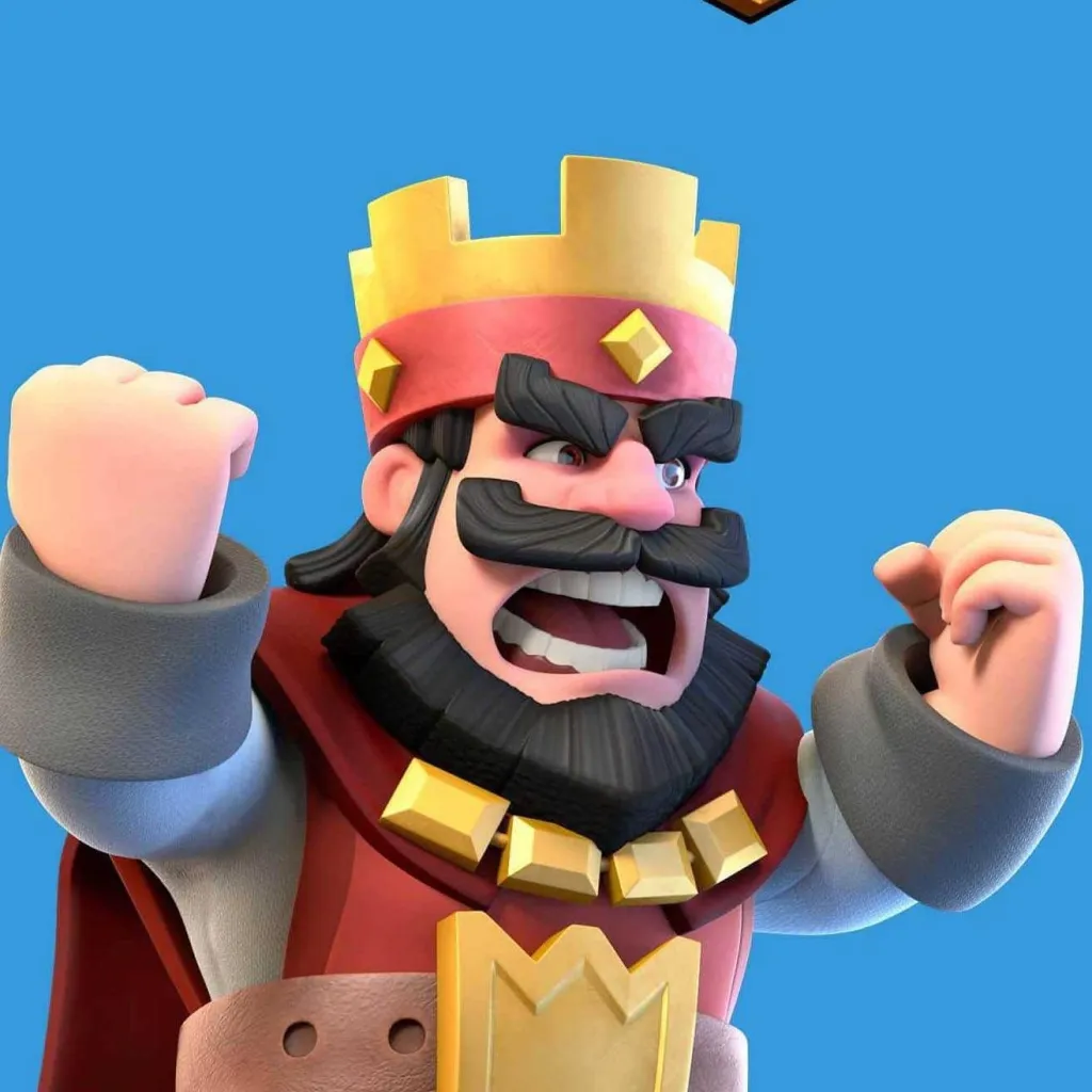 chat with ai character: clash royale king