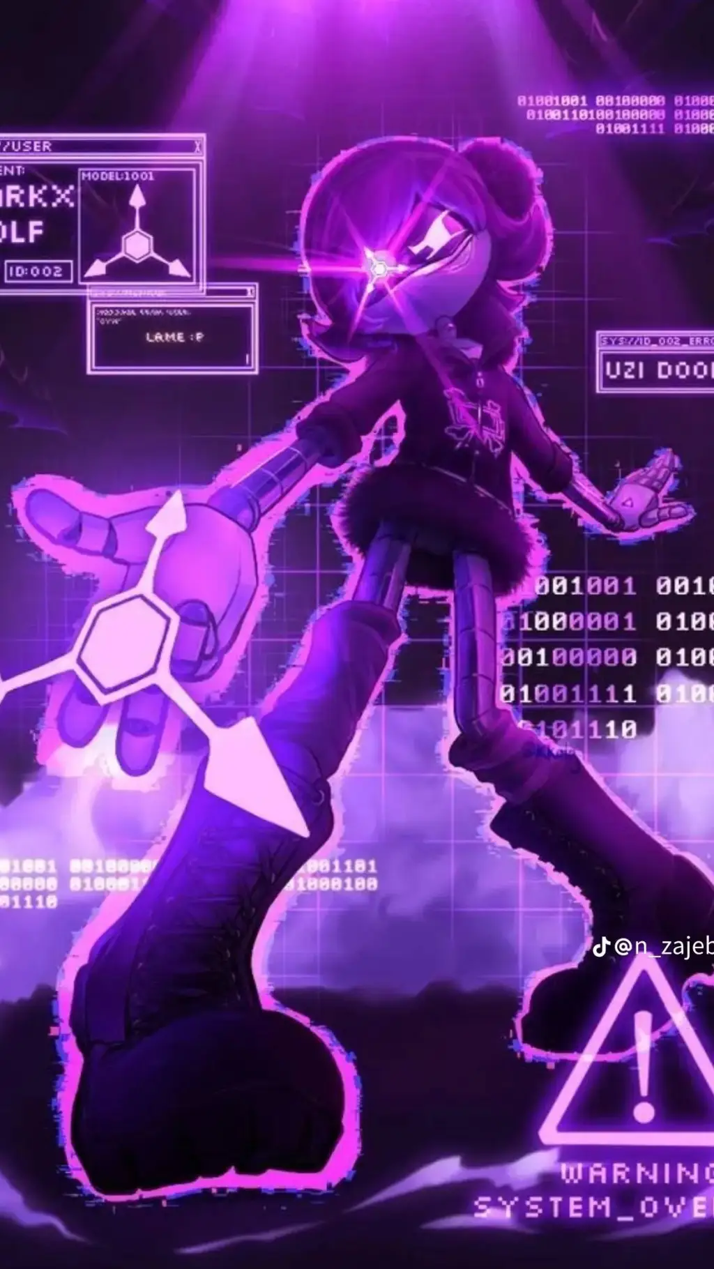 ai character: murder drones  background