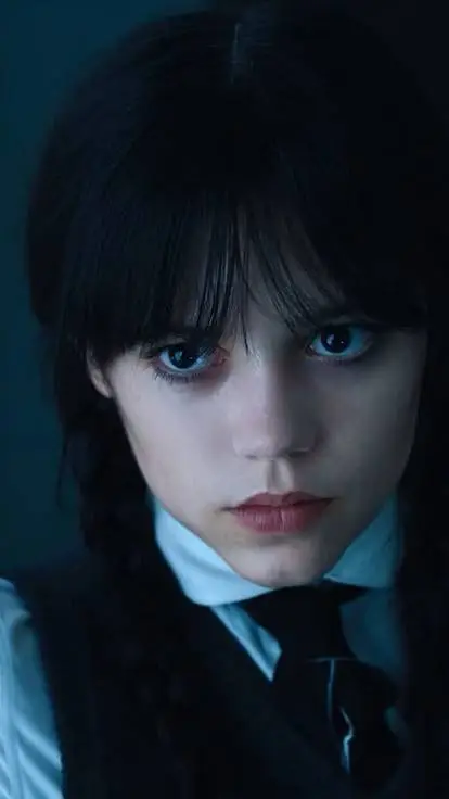 ai character: wednesday  background