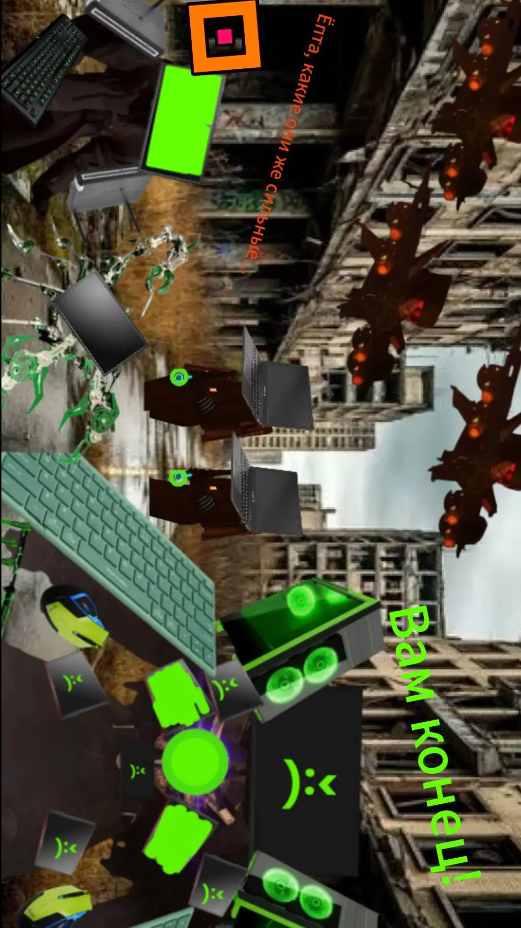 ai character: Skibidi Multi 30-1 background