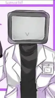 ai character: тв учёный background