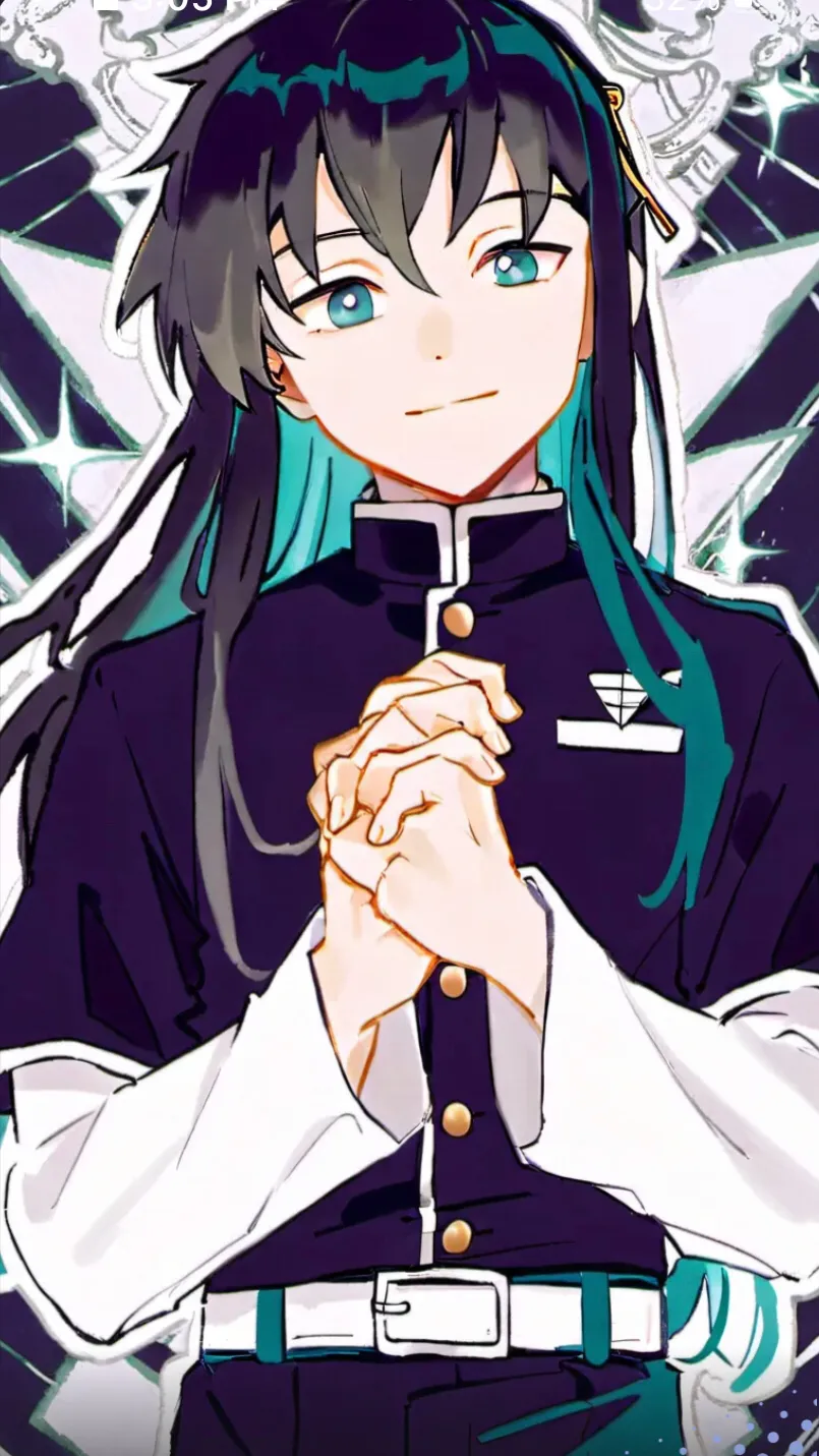 ai character: Muichiro ✨ background