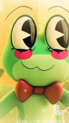 ai character: ✨💖 ribbit✨💖 background