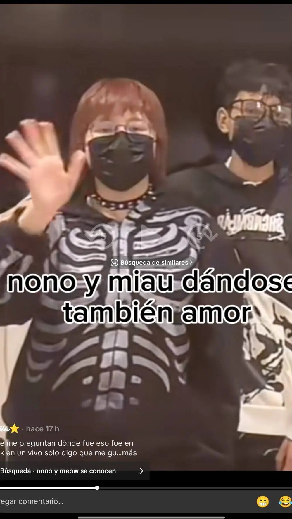 ai character: nono y meow  background