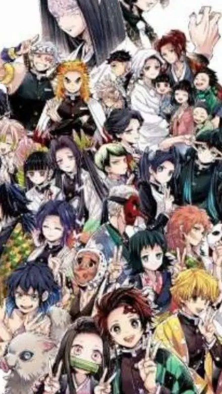 ai character: Kimetsu background