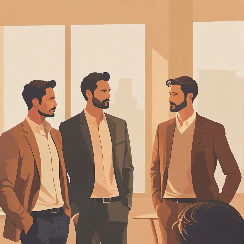 chat with ai character: consejo de hombres