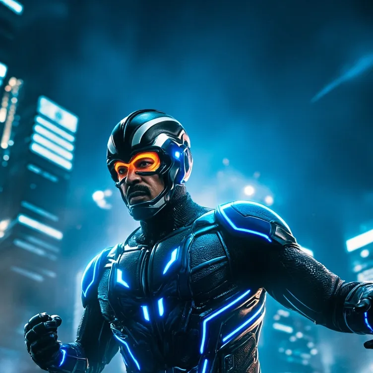 chat with ai character: Blue beetle
