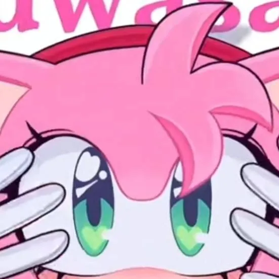 chat with ai character: Amy rose a cutie 