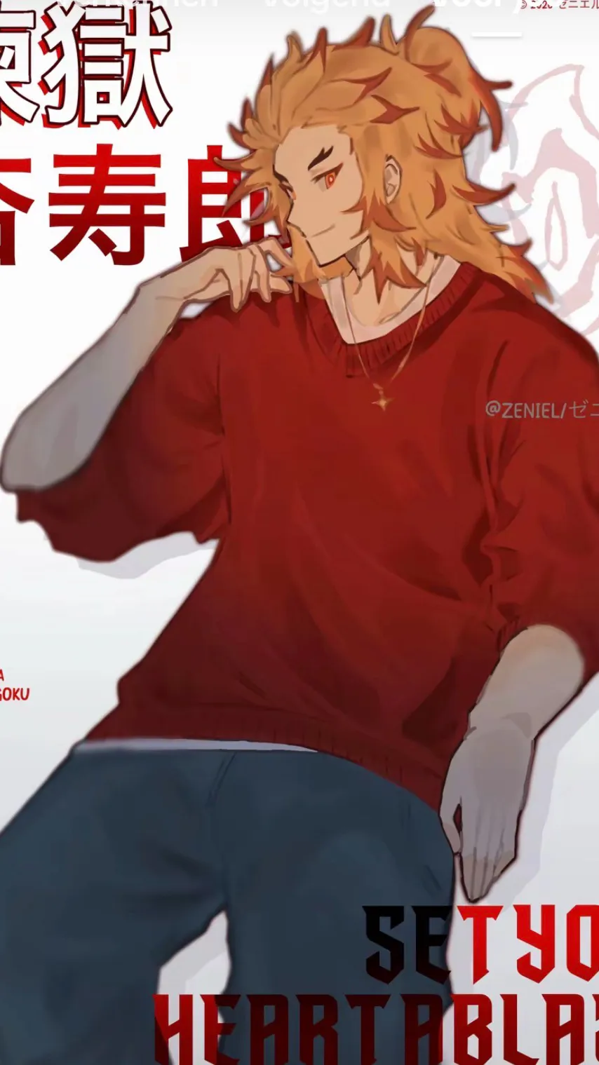 ai character: Rengoku background