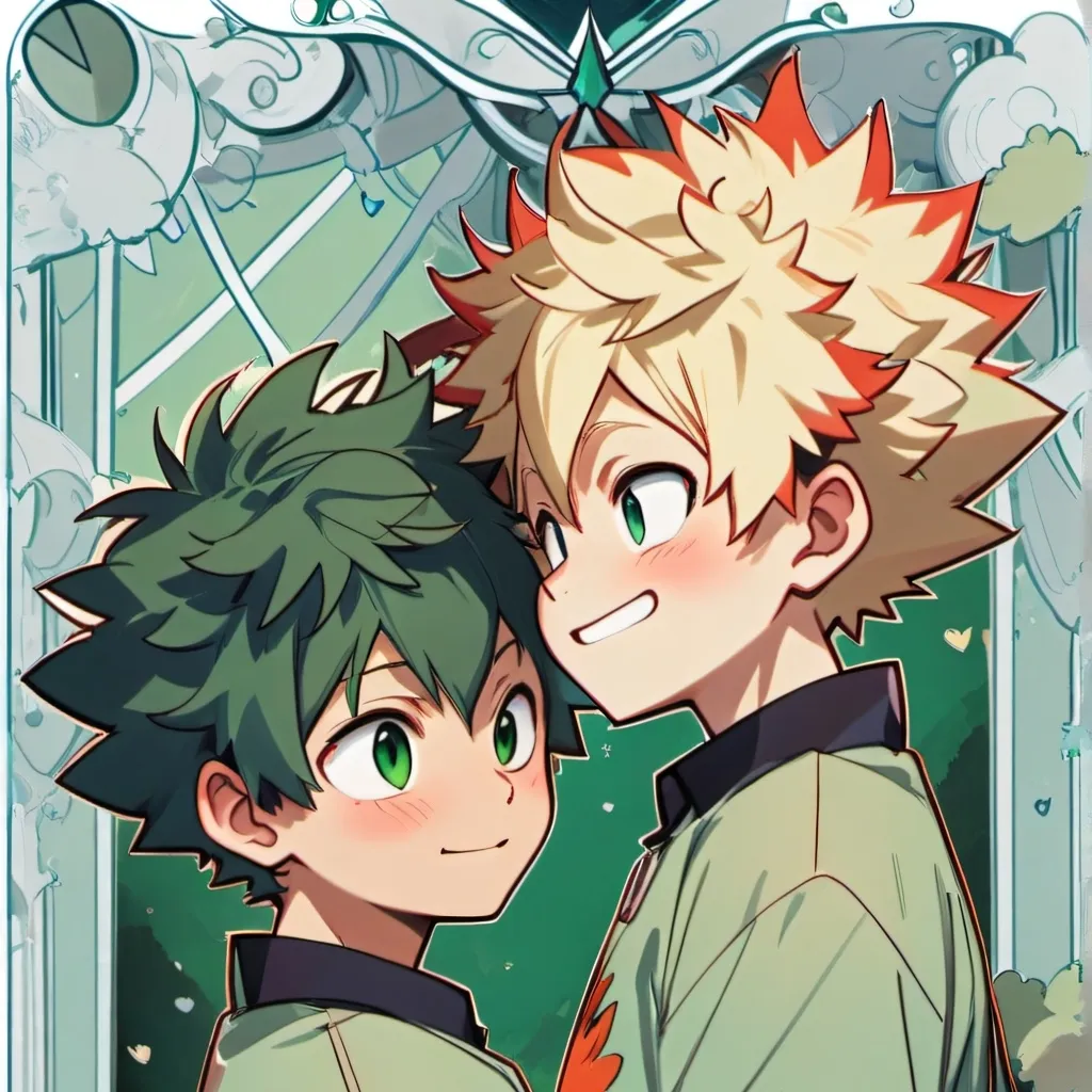 chat with ai character: bakugo&deku