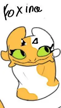 ai character: Foxina!! 🦈🌊 background