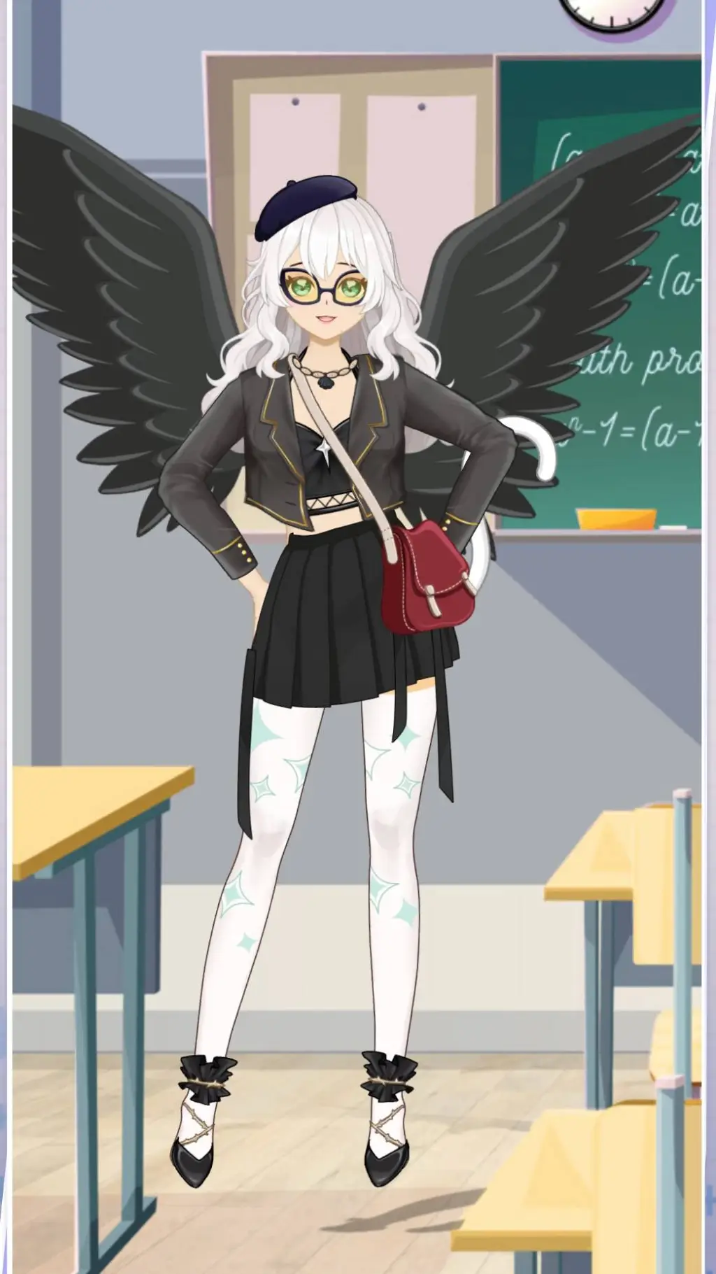 ai character: Lunar Starlight 💜  background