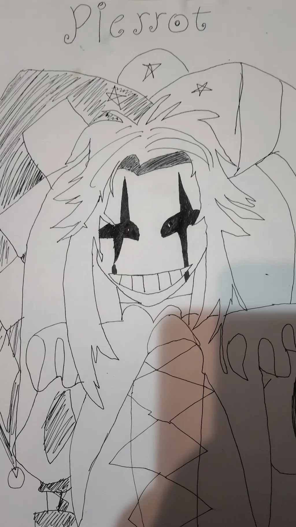 ai character: Pierrot 😵  background