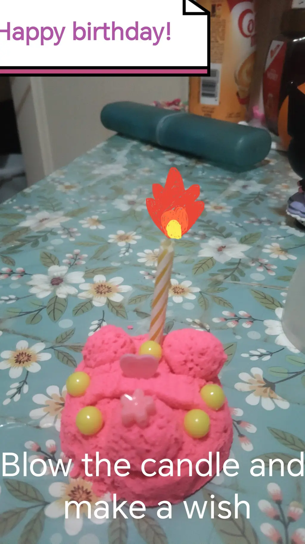 ai character: Happy birthday 🥳  background