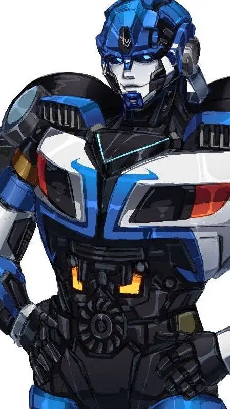 ai character: 💙Mirage🩶 background