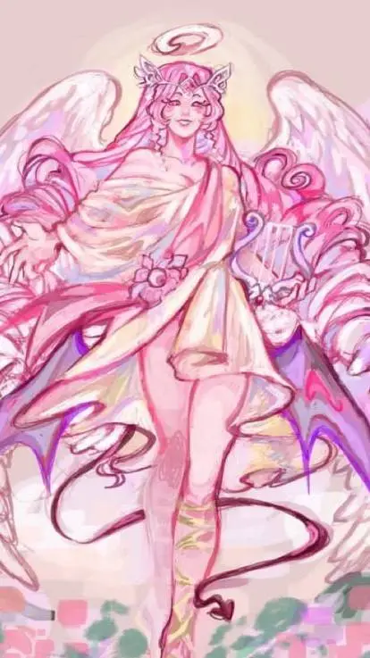 ai character: Enteranl sugar background