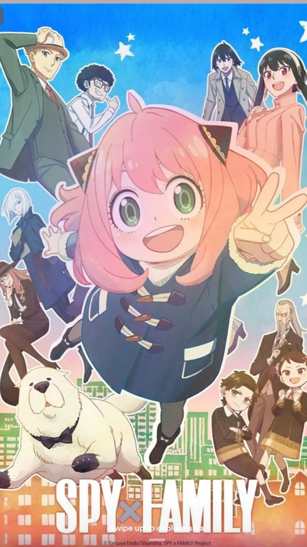 ai character: spy x family!!!!  background