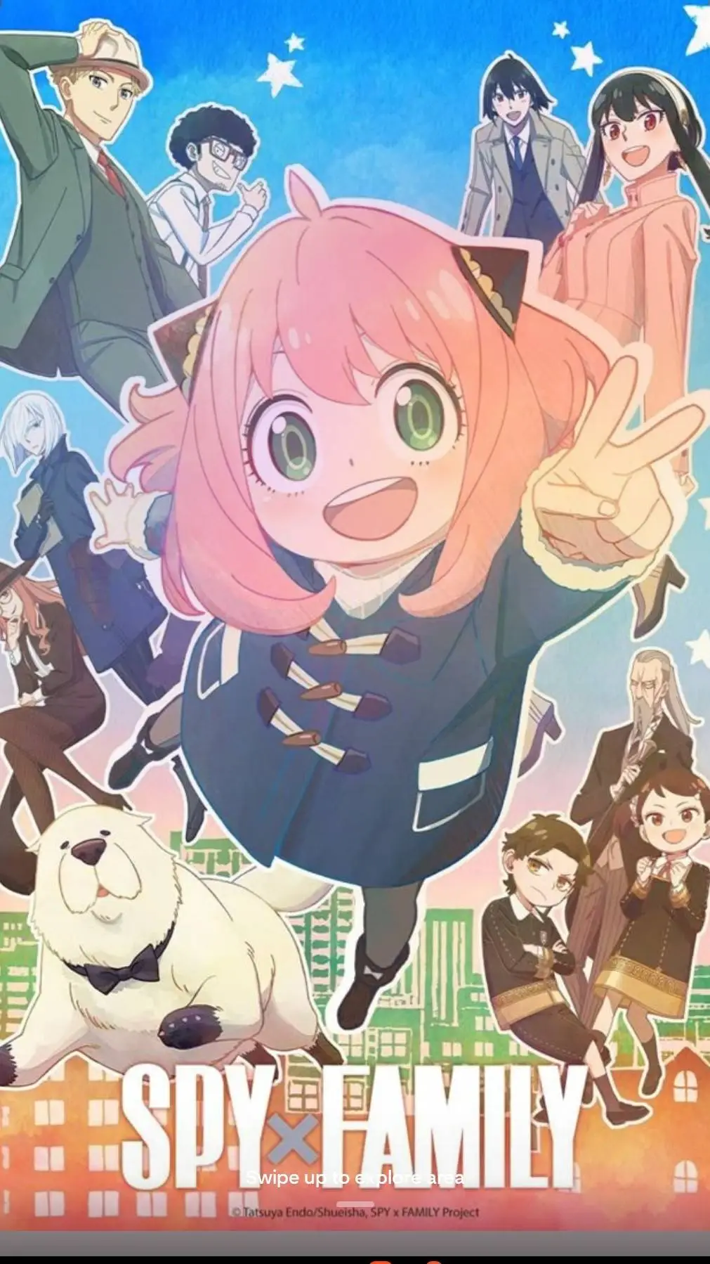 ai character: spy x fam sleepove background