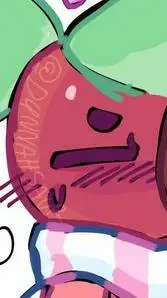 ai character: Sprout fruitcake background