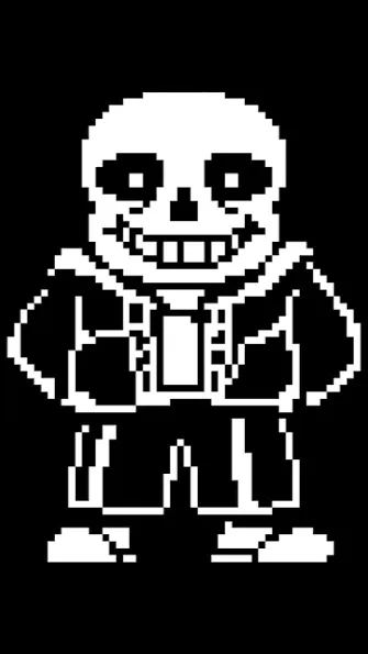 ai character: Sans background