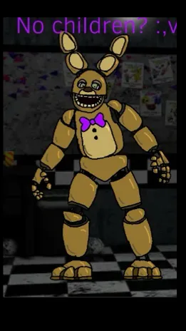 ai character: Spring Bonnie background