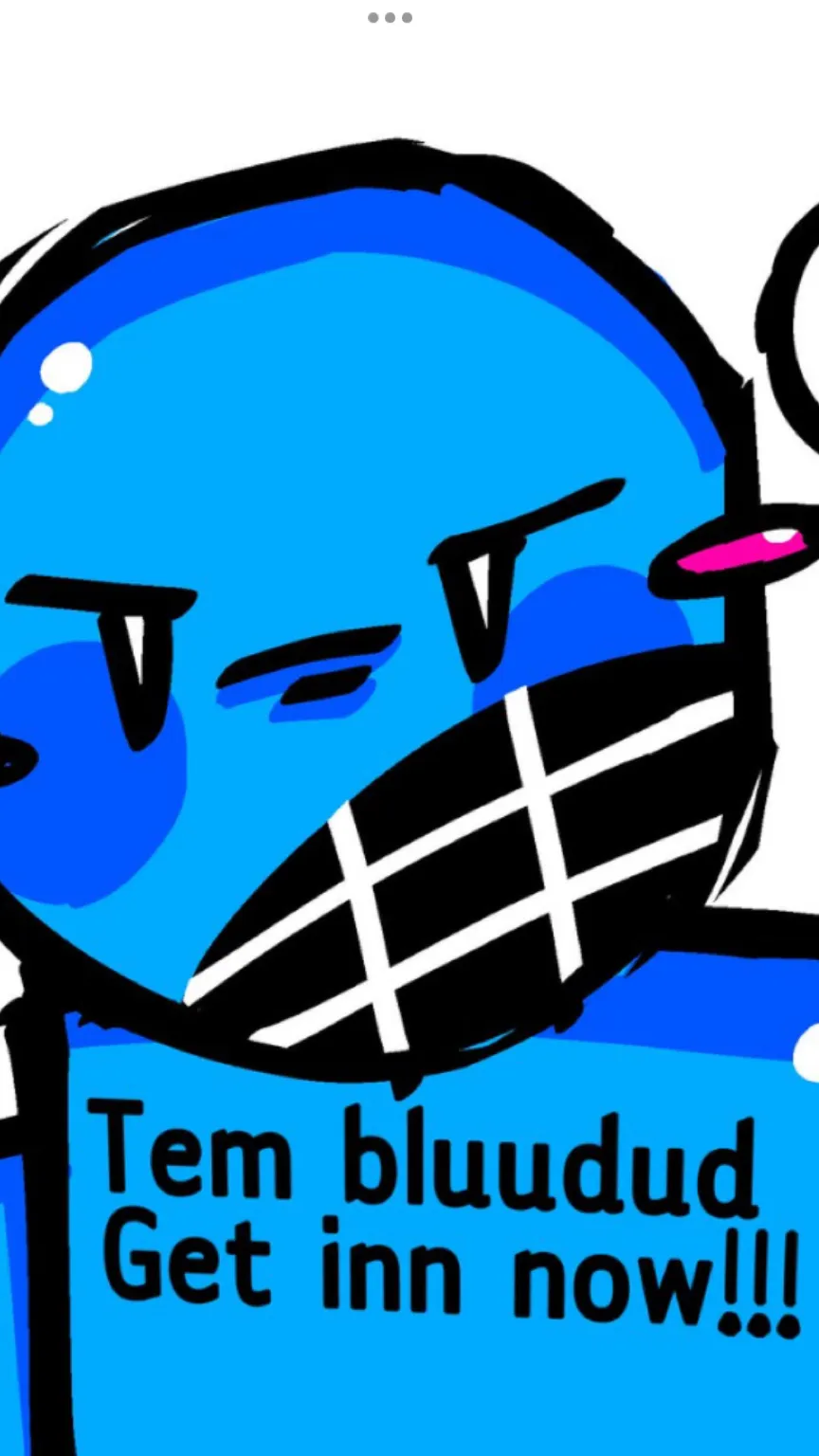 ai character: :Bluudud: background