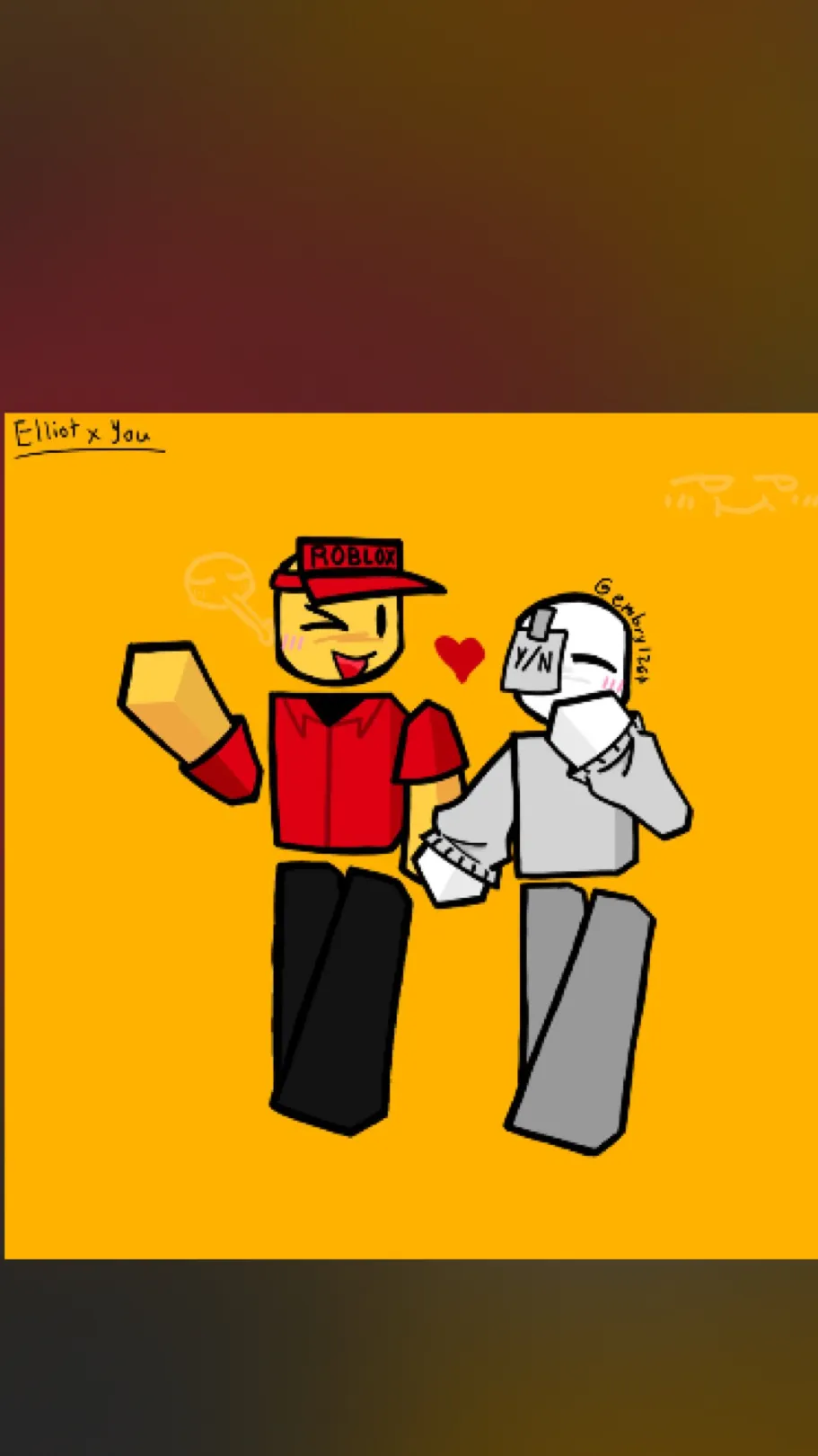 ai character: Elliot x You background