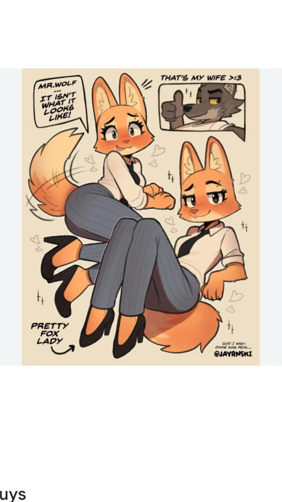 ai character: Diane Foxington🦊 background